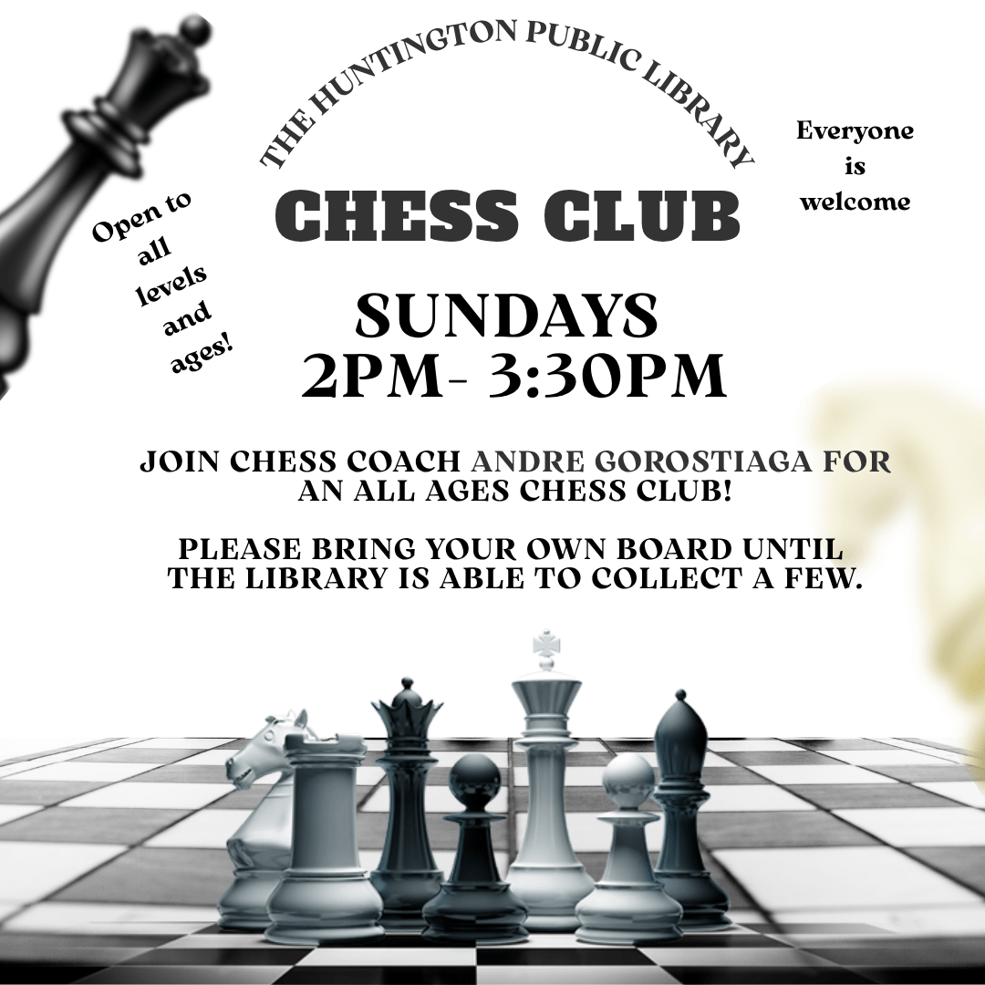 Reminder: Chess Club on&nbsp;Sundays!
