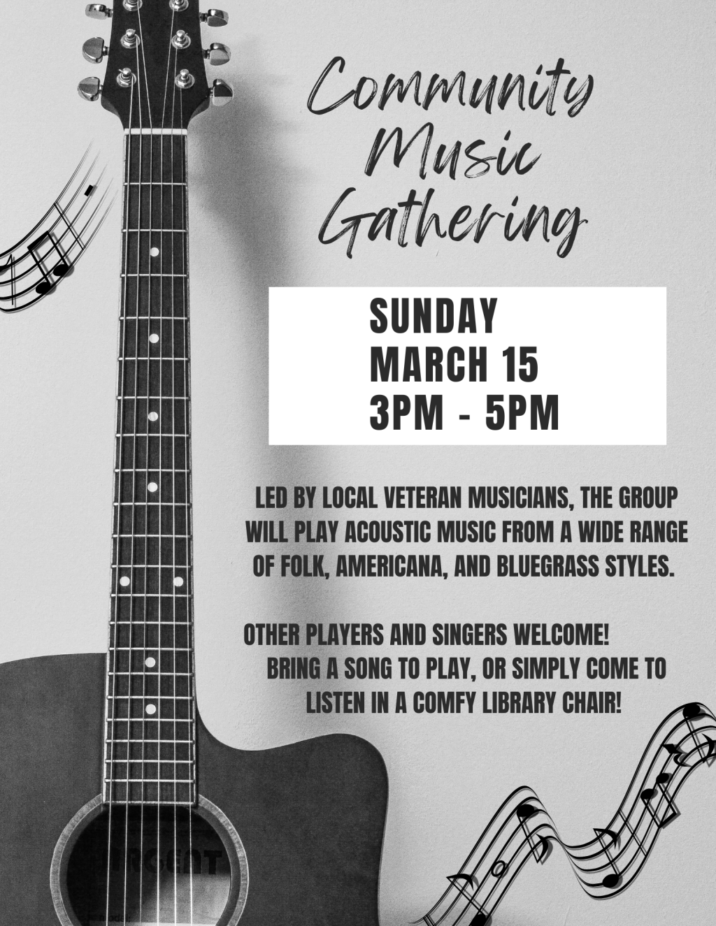 Come play or&nbsp;listen